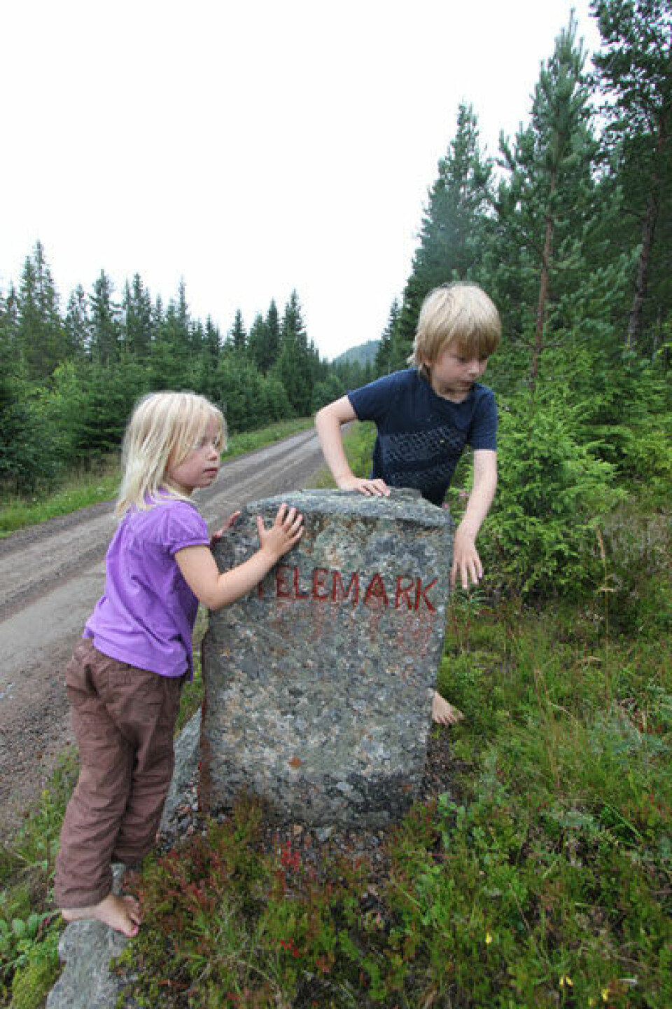 Mykle ligger i grenseland med Buskerud og Telemark.