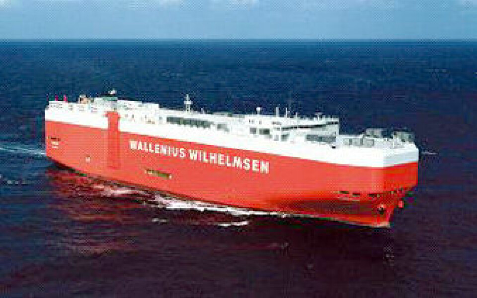 Wallenius Wilhelmsens skip kan gå på biodrivstoff mener ZERO.Foto: Norges Rederiforbund