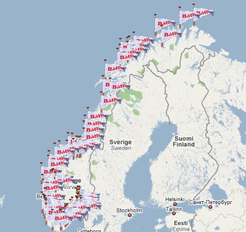 Trykk og sjekk været