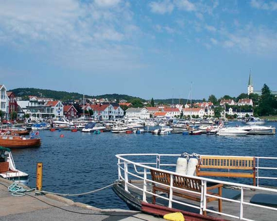 BLIR NY: Lillesand havn.