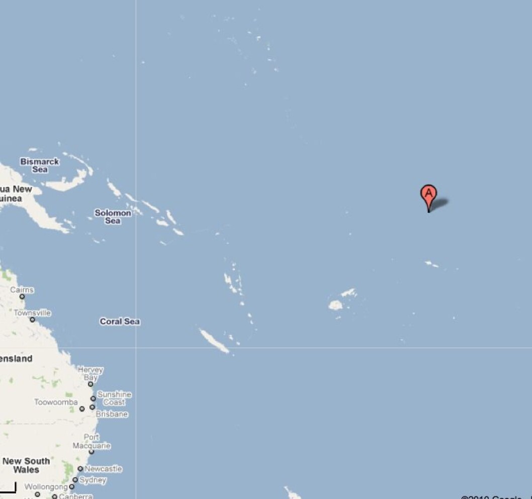 Reddet etter 50 dager i Stillehavet Reddet etter 50 dager i Stillehavet