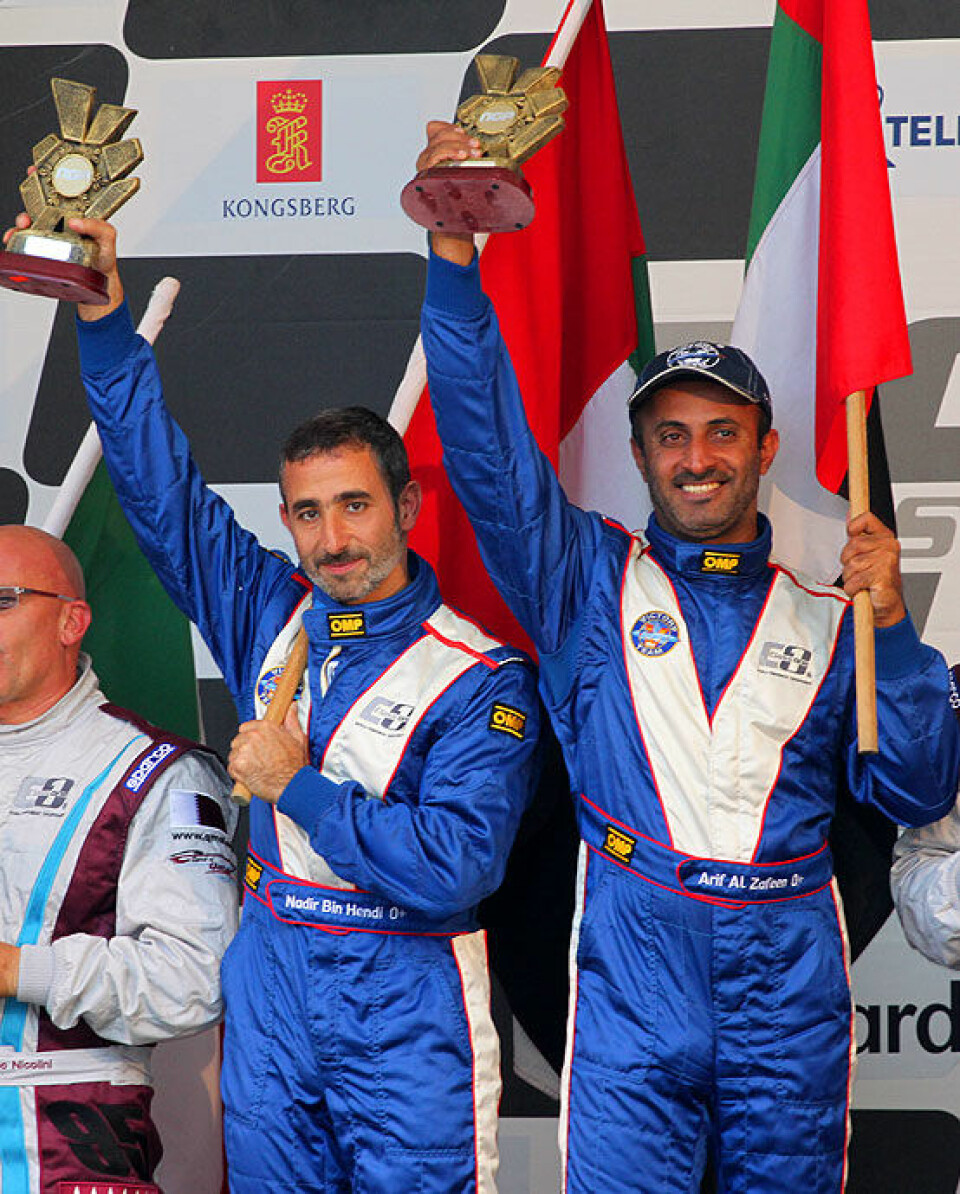 'Victory' 3 fra Dubai vant Pole Position og fikk premie i kveld sammen med VM-rundevinnerne.