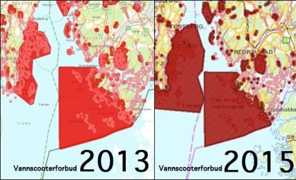 Halvkriminell ferie på vannscooter