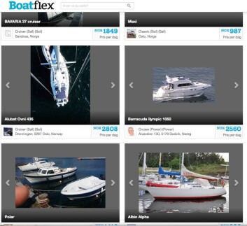SKANDINAVIA: Boatflex er en dansk tjeneste med en del båter i Danmark og Norge. SKANDINAVIA: Boatflex er en dansk tjeneste med en del båter i Danmark og Norge.
