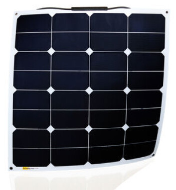 KOMPAKT: 50W Panelet fra Sunbeam systems dekker et mindre areal. KOMPAKT: 50W Panelet fra Sunbeam systems dekker et mindre areal.