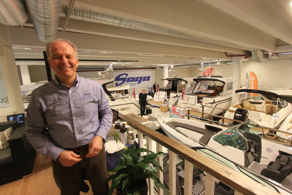 Harald Korn i Giramar er fornøyd med Storbåtmessen 2016
