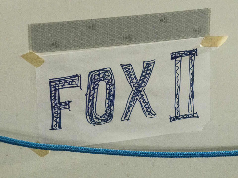 FOX II: Stein Hoff har kalt båten han skal ro med for «Fox II» til ære for de to nordmennene som var de aller første til å ro over Atlanterhavet. Bokstavene som skal pryde skutesiden var i bestilling.