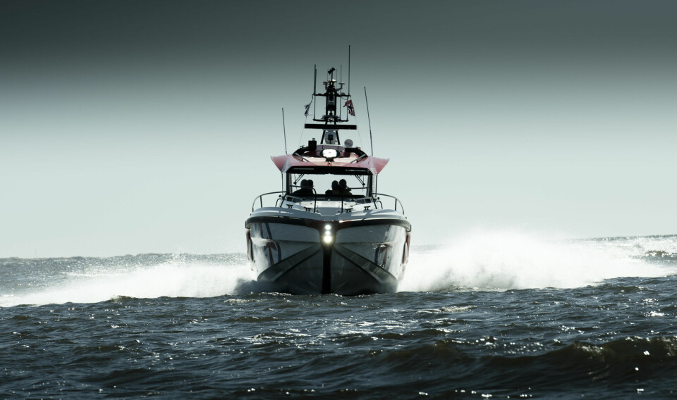 BARSKING: Båten er desinget av Eker design, også kjent for sine Hydrolift-båter.