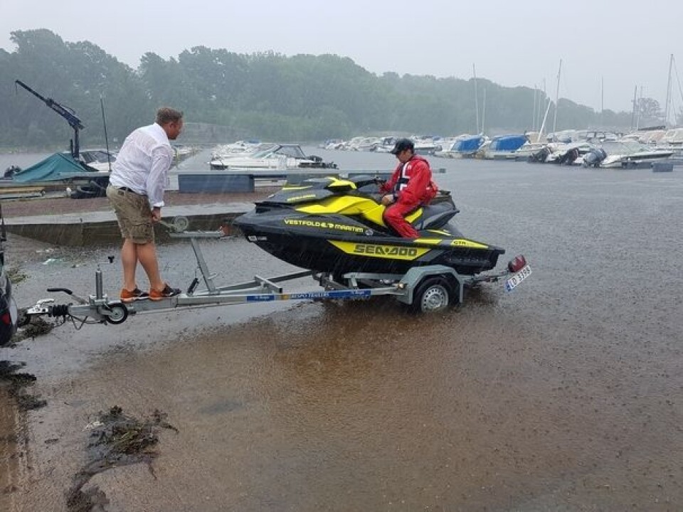 REGN: Værgudene ønsket oss velkommen. REGN: Værgudene ønsket oss velkommen.