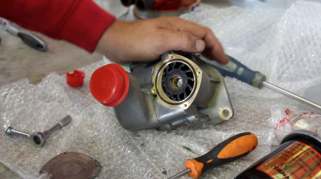 Hvordan bytte impeller på Yanmar