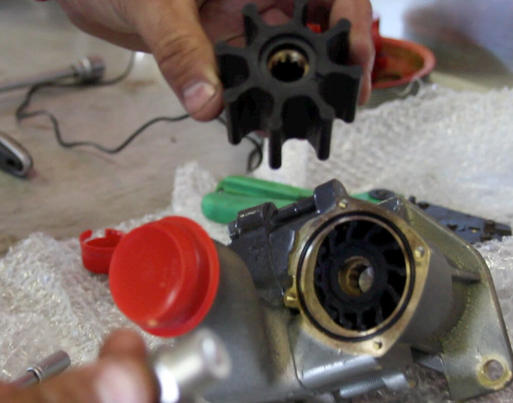 Hvordan bytte impeller på Yanmar