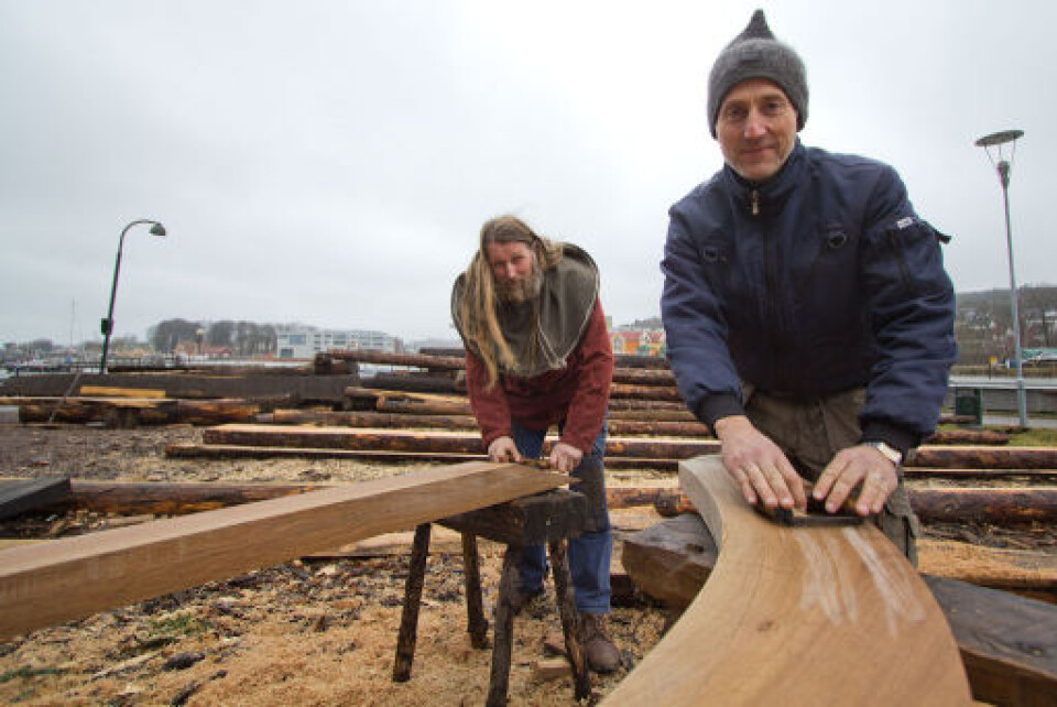 Her kan du bygge vikingskip