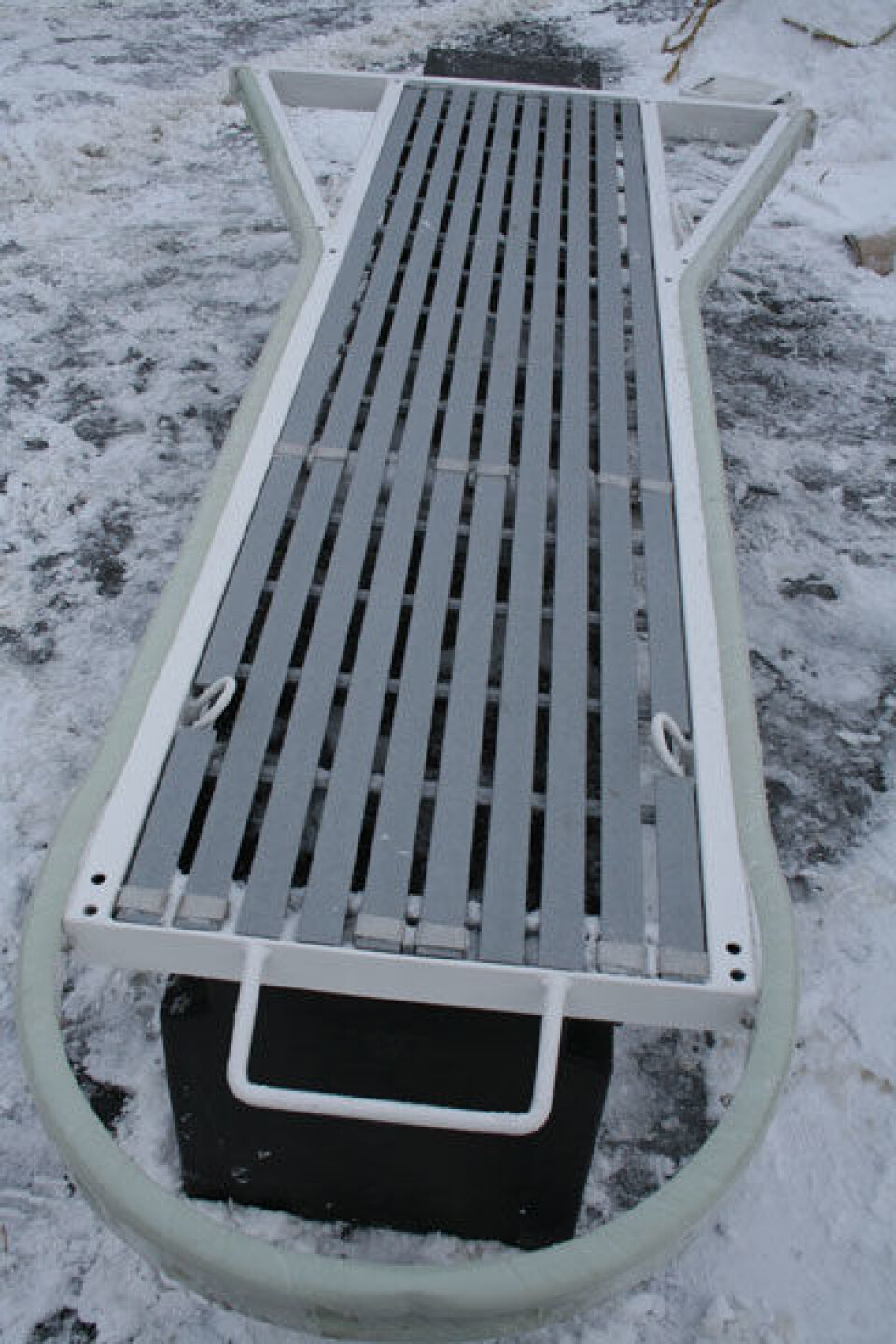 Slitesterkt belegg for flytebrygger
