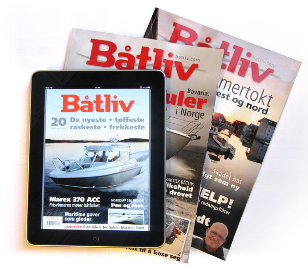 Les Båtliv på iPad Les Båtliv på iPad