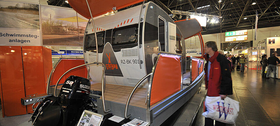 Prisvinnende campingbåt