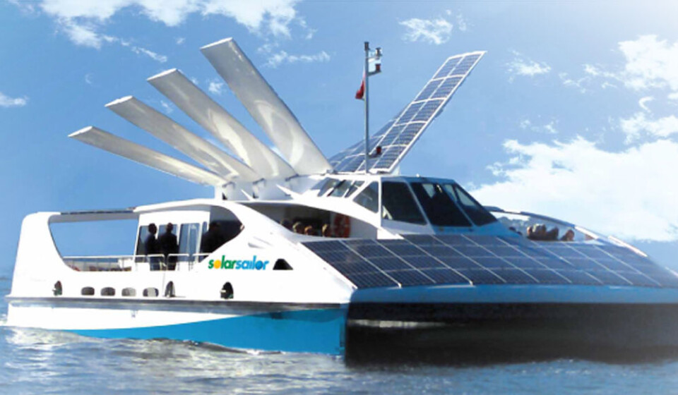 Propell til hybriddrevne båter