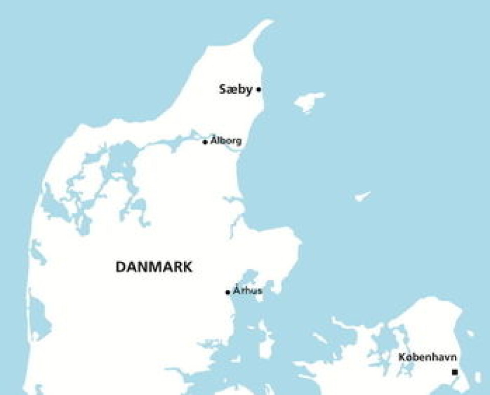 Sæby i Danmark