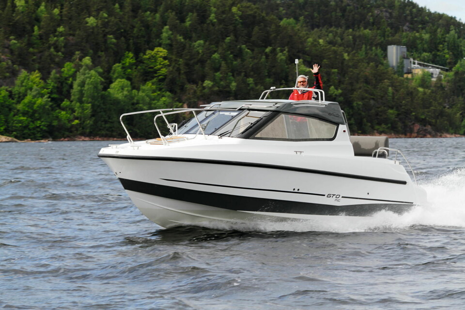 HEISANN: Galia 670 fremstår som en tung og trygg båt som gir mye for pengene.