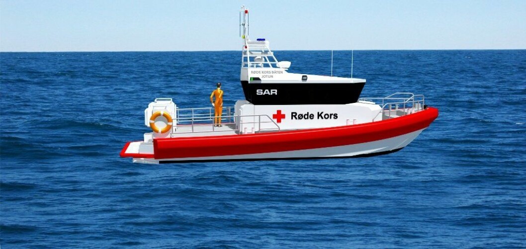 NY BÅT: Sandefjord Røde Kors får ny båt sommeren 2017.