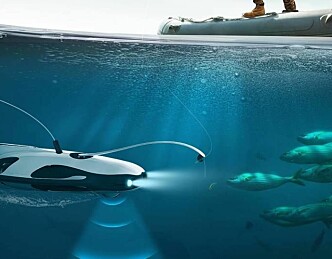 Drone for bruk under vann