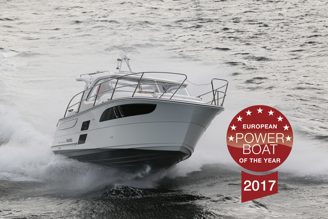 European Powerboat of the Year: Marex 310 er en av to norske vinnere. European Powerboat of the Year: Marex 310 er en av to norske vinnere.
