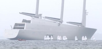 LANDEMERKE: «Sailing Yacht A» var et vanlig syn i den tyske byen. LANDEMERKE: «Sailing Yacht A» var et vanlig syn i den tyske byen.