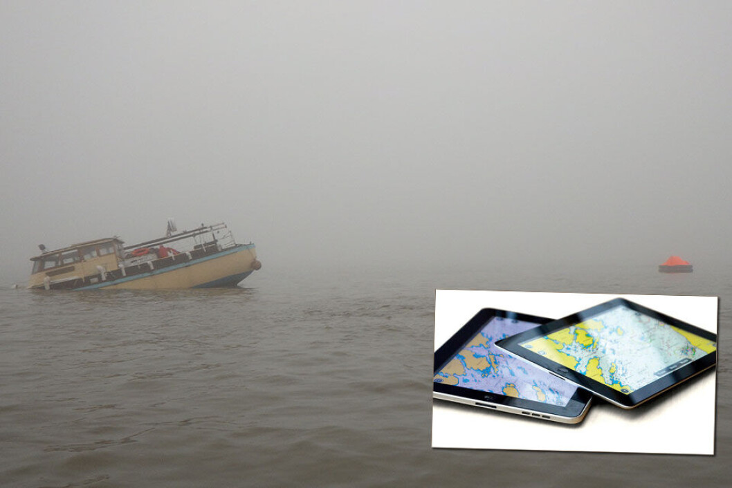 Havarerte: Båtføreren brukte iPad i stedet for med tradisjonelle navigasjonshjelpemidler. Havarerte: Båtføreren brukte iPad i stedet for med tradisjonelle navigasjonshjelpemidler.