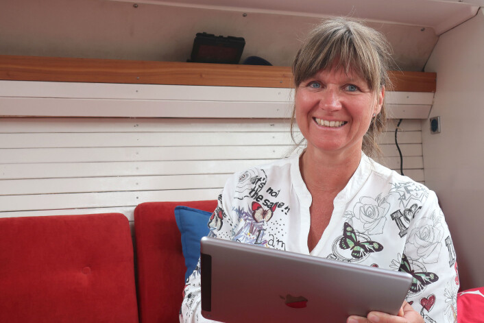 GRÛNDER: Kristin Omholt-Jensen står bak appen Embark, en navigasjonsapp med sosiale muligheter. GRÛNDER: Kristin Omholt-Jensen står bak appen Embark, en navigasjonsapp med sosiale muligheter.