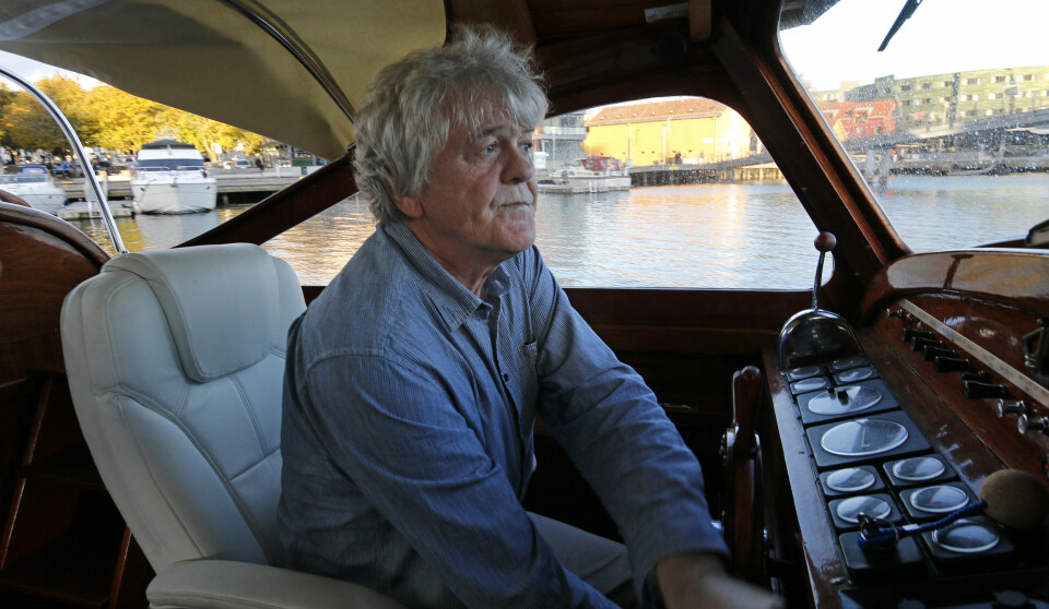 SKIPPER: Geir Aune har fikset på båten i 28 år.
