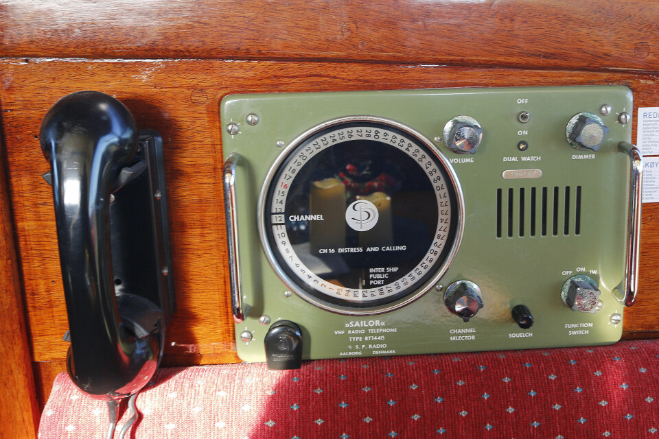 VHF: Sailor, og den virker fortsatt.