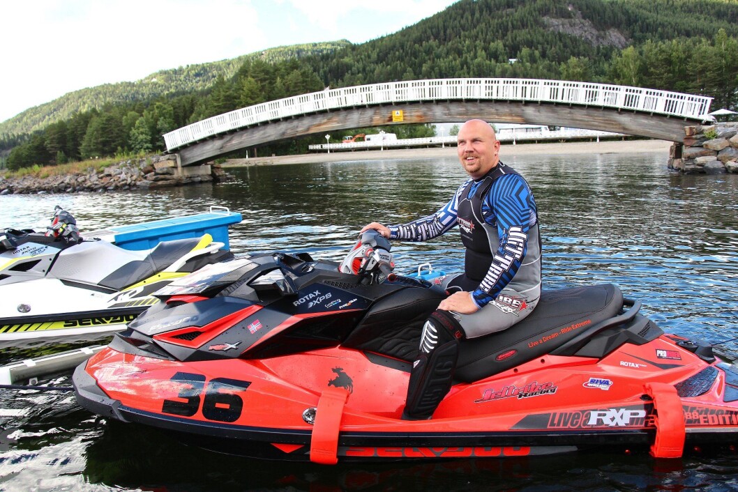 LEDER I NORGES VANNSCOOTERFORBUND: Christian Hammernes. LEDER I NORGES VANNSCOOTERFORBUND: Christian Hammernes.