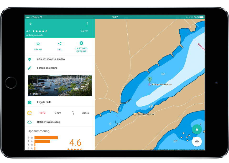 GUIDE: Embark gjør det mulig for brukerne å legge inn informasjon og bilder fra ulike havner og steder langs kysten.