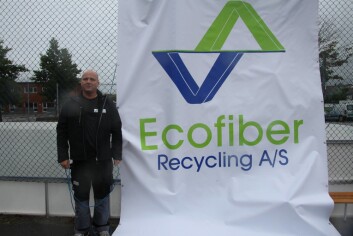 FØRST: Kjell Inge Svendsen i Ecofiber er første private  bedrift som er godkjent i Norge for å håndtere resirkulering av fritidsbåter. 
