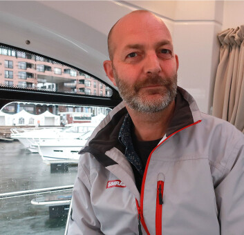 NYHETER: Rolf A. Fossumstuen avslørte nyhetene til Navico for pressen etter Båter i Sjøen. NYHETER: Rolf A. Fossumstuen avslørte nyhetene til Navico for pressen etter Båter i Sjøen.
