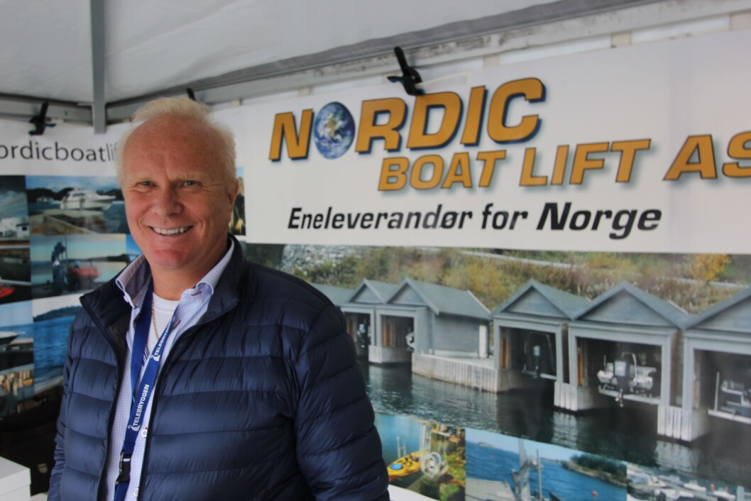 Evan Rebech i Nordic Boatlift AS. Evan Rebech i Nordic Boatlift AS.