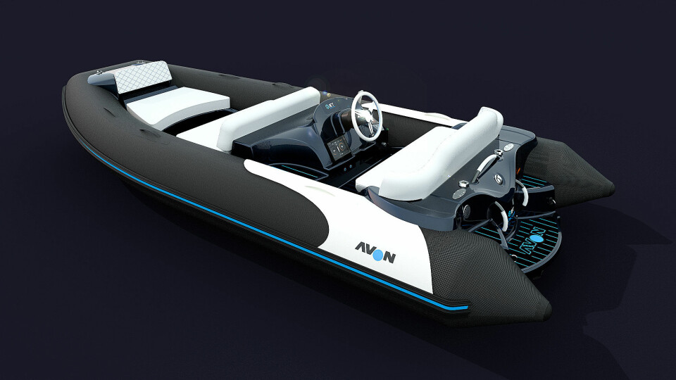 EL: Avon eJET er en tender med 80 hk Torqeedo motor og BMW i3-batteri.