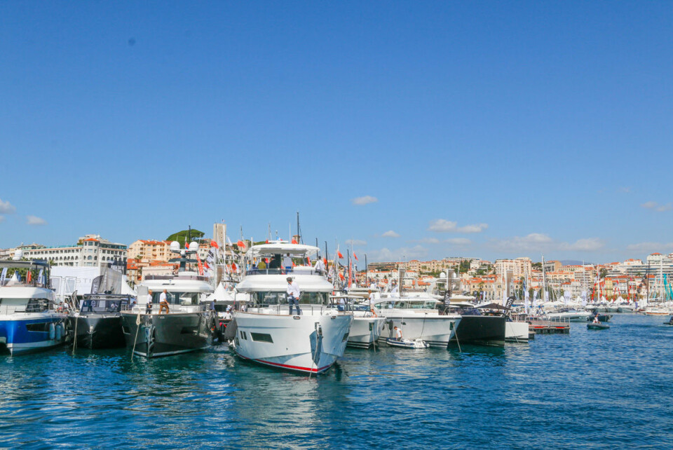 EUROPAS STØRSTE FLYTENDE BÅTMESSE: Cannes Yachting Festival.