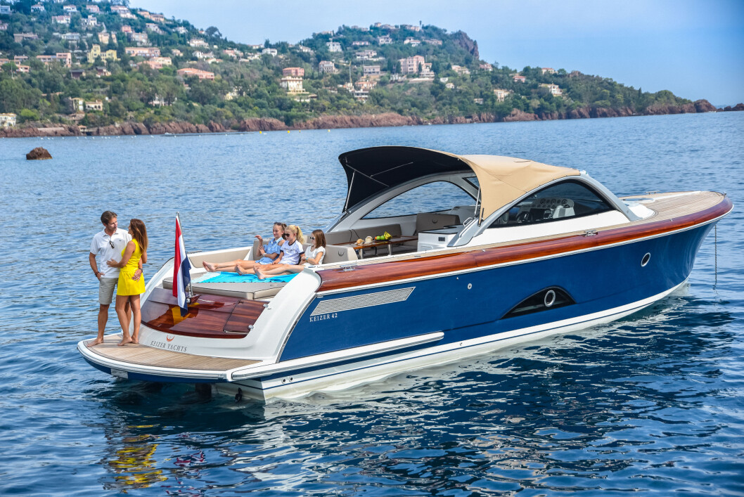 SKINNENDE REN: Keizer Yacht går nye veier for å fange kunders oppmerksomhet. SKINNENDE REN: Keizer Yacht går nye veier for å fange kunders oppmerksomhet.