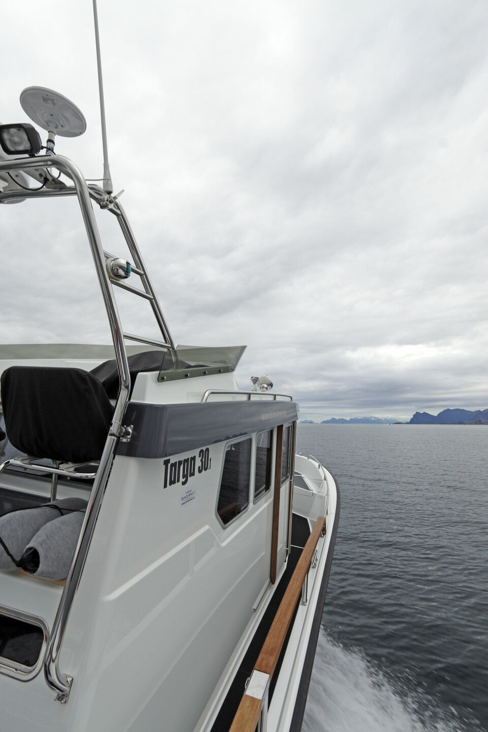 KVALITET: Du kan trygt dra på tur langs hele norskekysten med Targa 30.1.