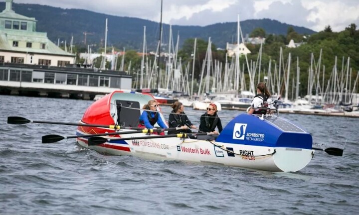 Norske roere hevder seg i krevende roregatta