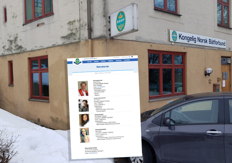 SLUTTER: 3 av 5 slutter i sekretariatet til KNBF.Faksimilet i bildet er fra nettsiden til forbundet.