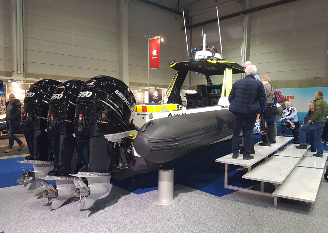 GOLDFISH M12: Oslopolitiets nye RIB på Sjøen for Alle. GOLDFISH M12: Oslopolitiets nye RIB på Sjøen for Alle.