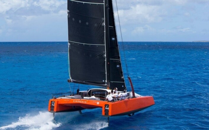 EKSTREM: Gunboat G4 er en foilende katamaran utstyrt med elektrisk motor. EKSTREM: Gunboat G4 er en foilende katamaran utstyrt med elektrisk motor.