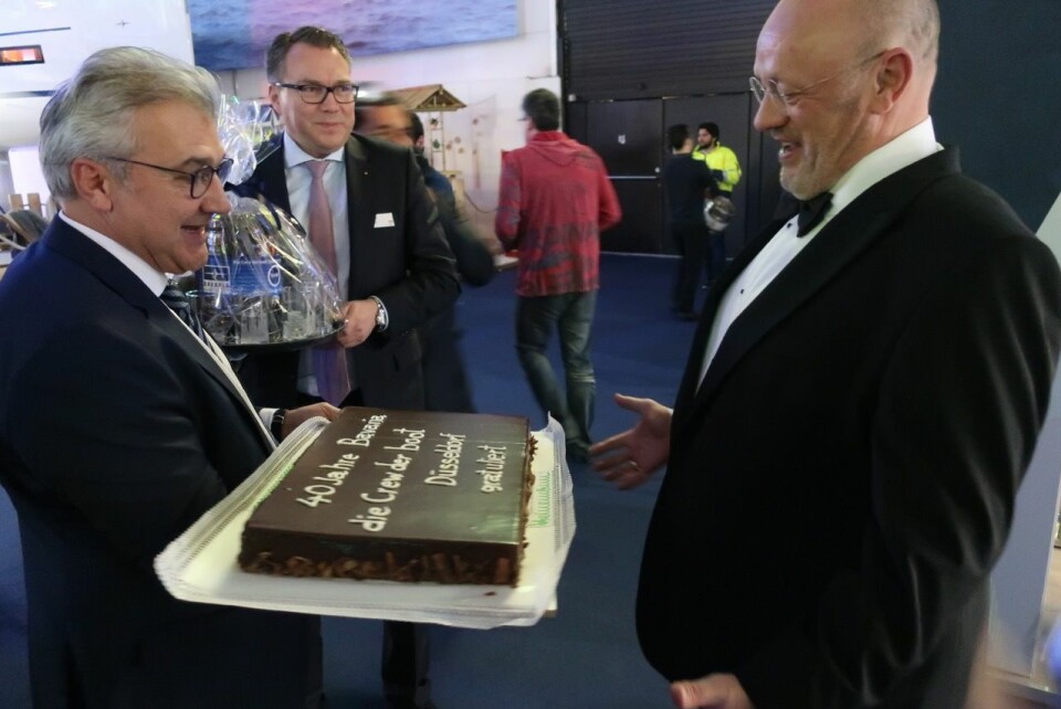 40 år: Bavaria feiret 40 på Boot i januar. Nå har Lutz Henkel (th) fått sparken.