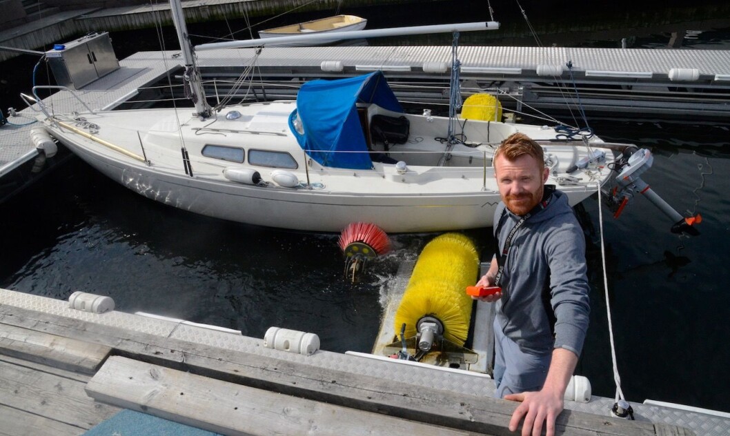 VASK: Anders Øgaarden har i flere år jobbet for ett mer miljøvennlig båtliv. VASK: Anders Øgaarden har i flere år jobbet for ett mer miljøvennlig båtliv.