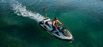 SEA-DOO FISH PRO: Første fabrikkproduserte vannscooter for fiske. SEA-DOO FISH PRO: Første fabrikkproduserte vannscooter for fiske.