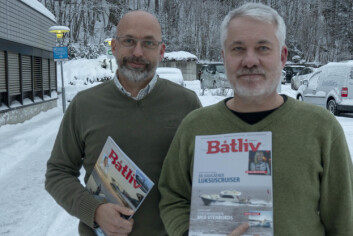 REAGERER: Redaktør Ole Henrik Nissen Lie (t.v.) og redaksjonssjef Jørn Finsrud i Båtliv. REAGERER: Redaktør Ole Henrik Nissen Lie (t.v.) og redaksjonssjef Jørn Finsrud i Båtliv.