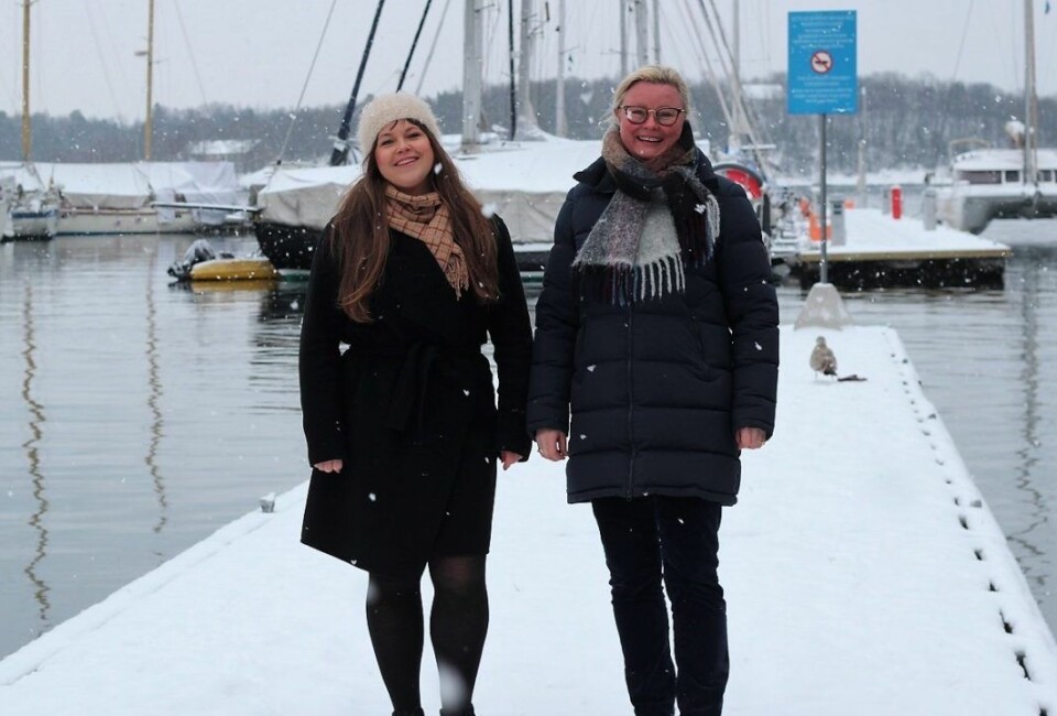 Høyrepolitikerne Beate Auke og Pia Farstad von Hall vil ha bybåter  med elektrisk utenbordsmotor, båtplass og ladepunkter flere steder langs Oslos sjøfront.