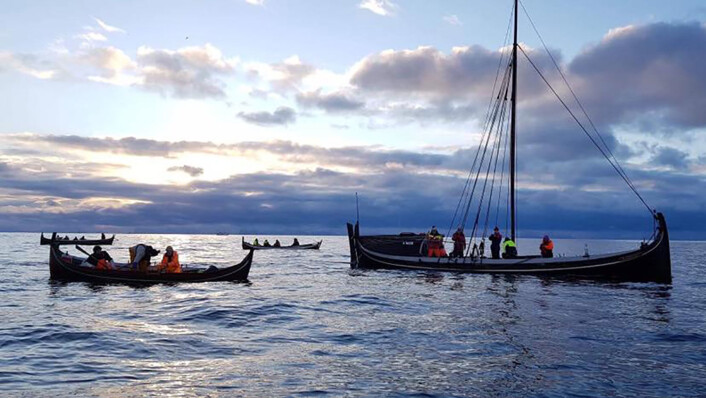 FLERE BÅTER: 60 tradisjonsbåtentusiaster dro ut i ulike båter for å fiske skrei. FLERE BÅTER: 60 tradisjonsbåtentusiaster dro ut i ulike båter for å fiske skrei.