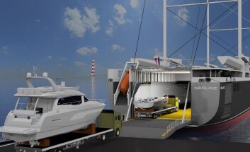 TRANSPORT: Beneteau vil bruke vindkraft for å transportere båter til USA. TRANSPORT: Beneteau vil bruke vindkraft for å transportere båter til USA.